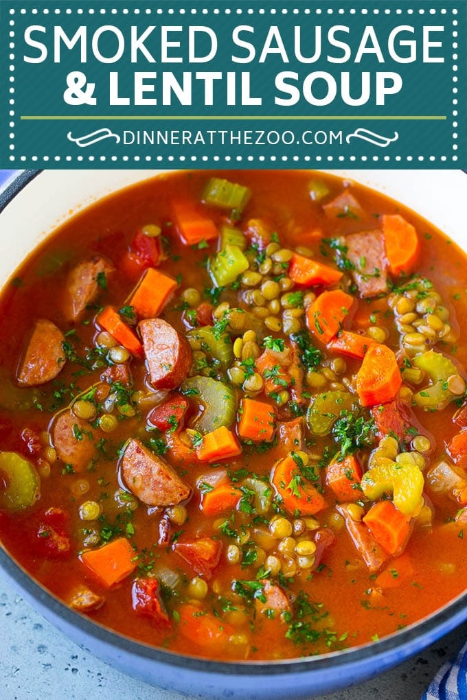 Lentil Soup Recipe | Sausage Lentil Soup #soup #lentils #sausage #dinner #glutenfree #dinneratthezoo