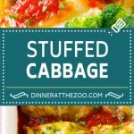 Stuffed Cabbage Recipe | Cabbage Rolls | Baked Cabbage #cabbage #beef #rice #glutenfree #dinner #dinneratthezoo