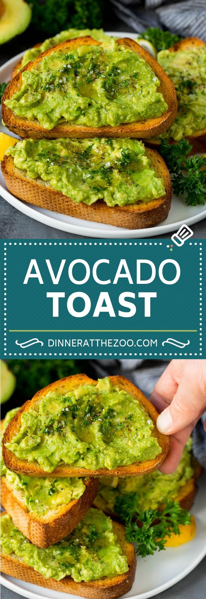 Avocado Toast Recipe #breakfast #avocado #healthy #dinneratthezoo