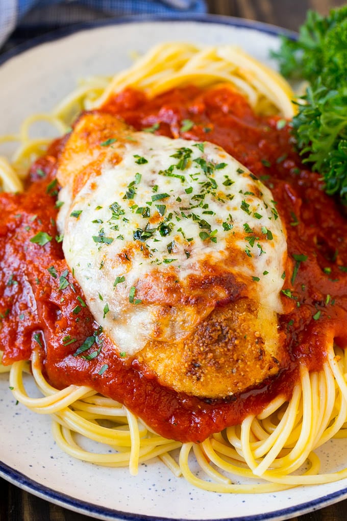 Baked Chicken Parmesan - Dinner at the Zoo