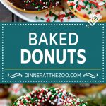 Baked Donuts Recipe | Cake Donuts | Chocolate Donuts | Sprinkle Donuts #donuts #chocolate #sprinkles #breakfast #brunch #dinneratthezoo