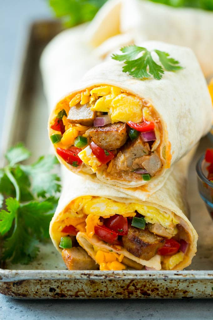 Breakfast Burrito Recipe - Dinner at the Zoo