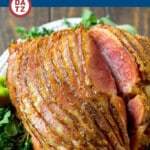 This honey baked ham recipe is a copycat of the super popular HoneyBaked Ham Store version.