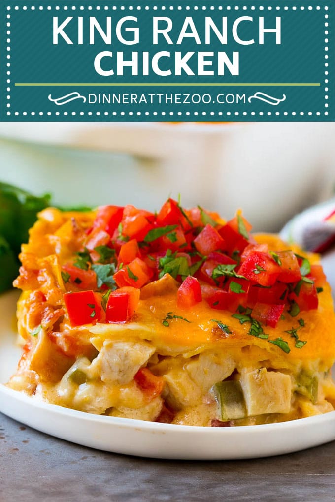 King Ranch Chicken Recipe | Mexican Chicken Casserole | Creamy Chicken Casserole #casserole #chicken #cheese #comfortfood #dinner #dinneratthezoo