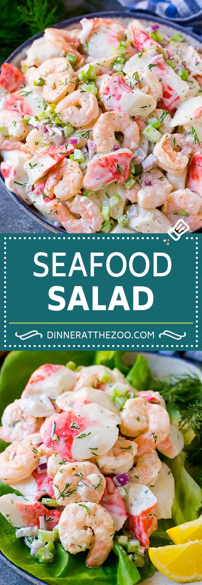 Seafood Salad Recipe | Shrimp Salad Recipe | Crab Salad #salad #shrimp #crab #seafood #lunch #lowcarb #dinner #dinneratthezoo