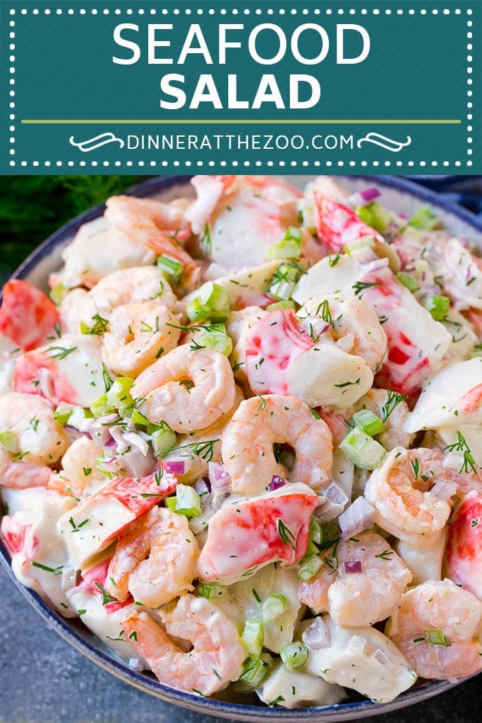 Seafood Salad Recipe | Shrimp Salad Recipe | Crab Salad #salad #shrimp #crab #seafood #lunch #lowcarb #dinner #dinneratthezoo