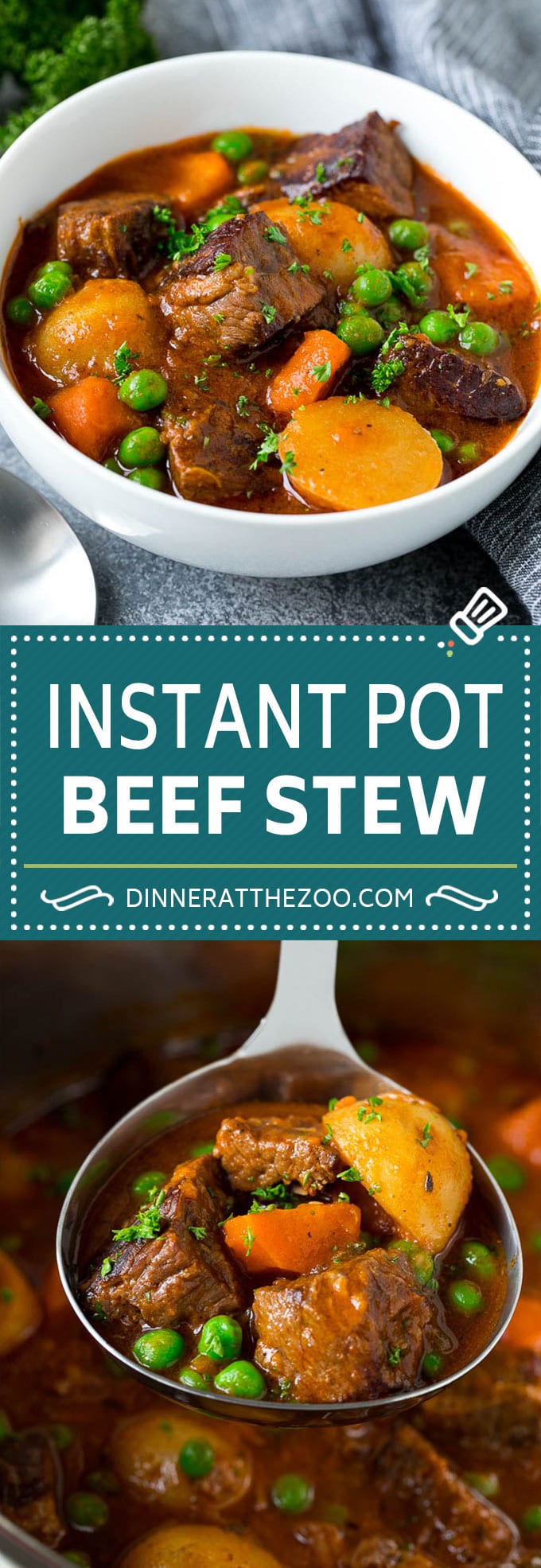 Instant Pot Beef Stew - Dinner at the Zoo