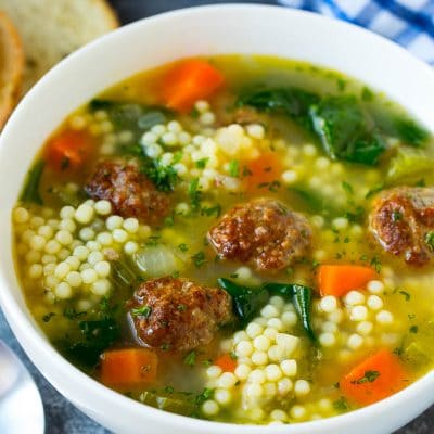 Italian Wedding Soup Recipe - Yummy Healthy Easy