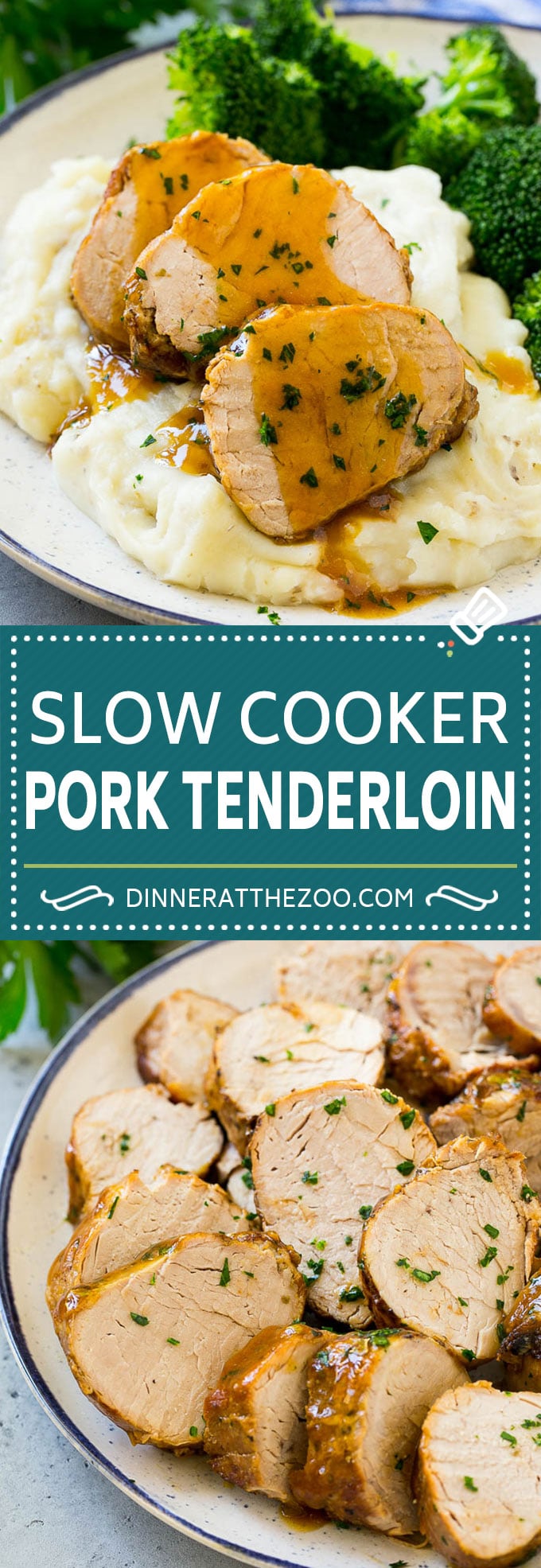 Slow Cooker Pork Tenderloin Recipe | Crock Pot Pork Tenderloin | Easy Pork Tenderloin #slowcooker #crockpot #pork #dinner #dinneratthezoo