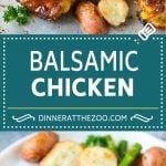 Balsamic Chicken Recipe | Sheet Pan Chicken | Glazed Chicken #chicken #asparagus #potatoes #dinner #glutenfree #dinneratthezoo