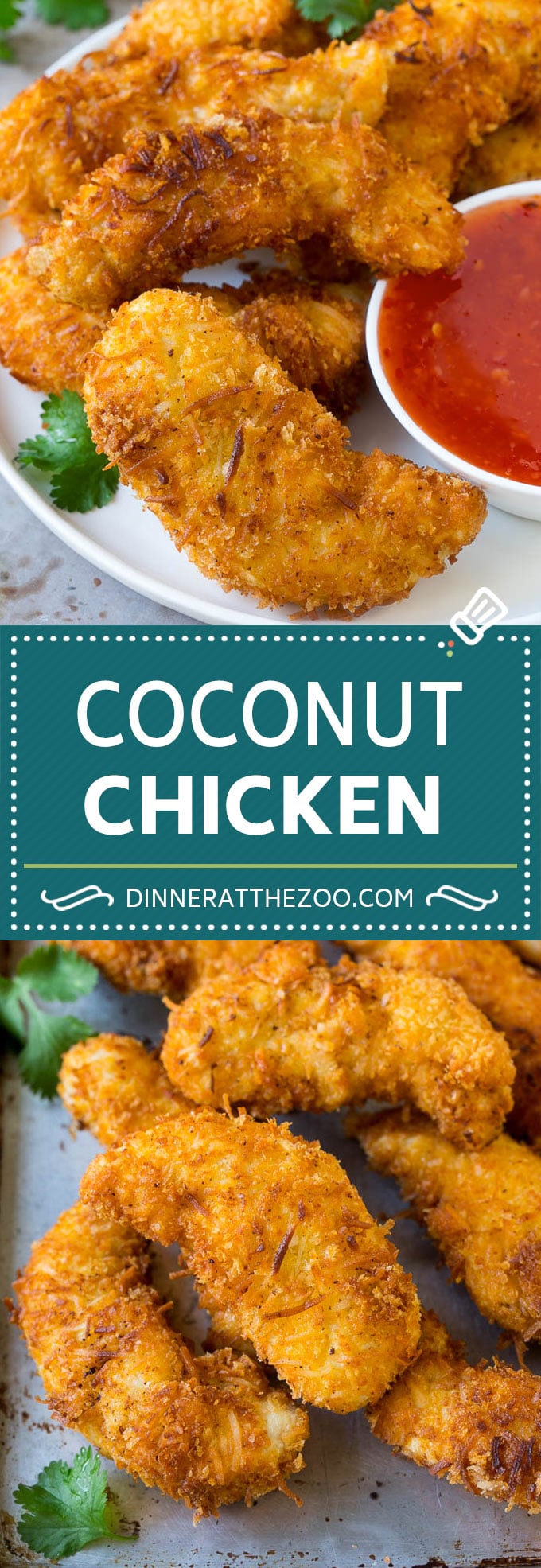 Coconut Chicken Recipe | Fried Chicken | Chicken Fingers #chicken #coconut #appetizer #dinner #dinneratthezoo