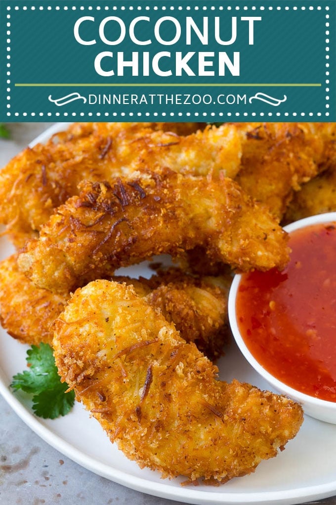 Coconut Chicken Recipe | Fried Chicken | Chicken Fingers #chicken #coconut #appetizer #dinner #dinneratthezoo