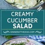 Creamy Cucumber Salad Recipe | German Cucumber Salad | Cucumber Salad #cucumber #salad #dinner #lunch #dinneratthezoo #cucumbersalad