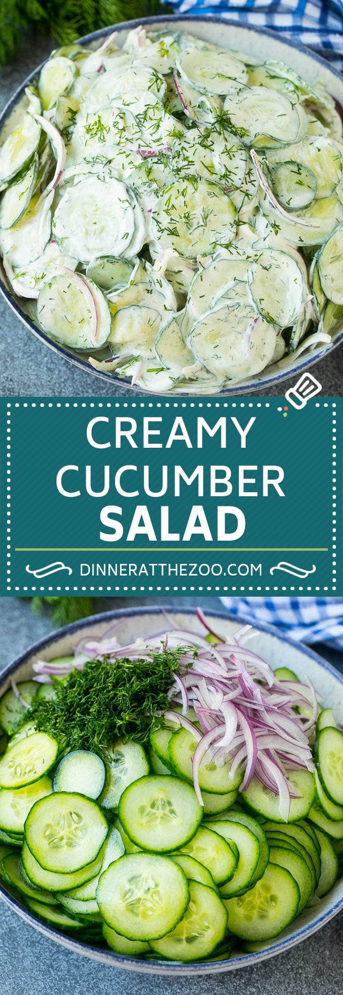 Creamy Cucumber Salad Recipe | German Cucumber Salad | Cucumber Salad #cucumber #salad #dinner #lunch #dinneratthezoo #cucumbersalad