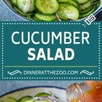 Cucumber Salad Recipe | Cucumber Dill Salad | Cucumber Recipe #cucumbers #salad #glutenfree #sidedish #dinneratthezoo
