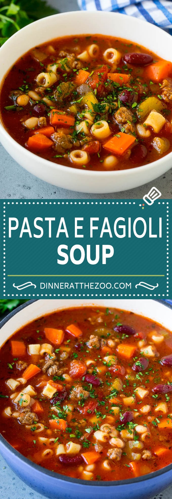Pasta e Fagioli Soup | Pasta Fazool | Beef Soup | Italian Soup #soup #beef #italianfood #pasta #dinner #dinneratthezoo