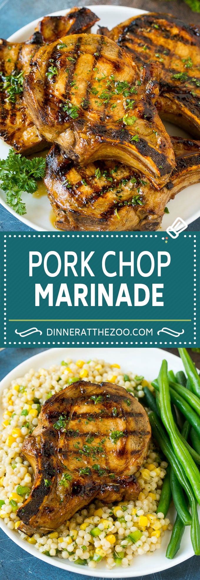 Pork Chop Marinade Recipe | Marinated Pork Chops | Grilled Pork Chops #pork #porkchops #grilling #dinner #dinneratthezoo