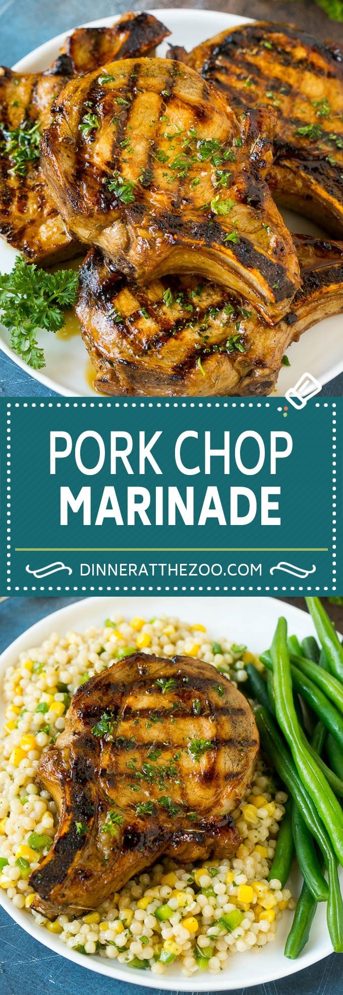 The Best Pork Chop Marinade - Dinner at the Zoo