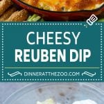 Reuben Dip Recipe | Corned Beef Dip | Cheese Dip #dip #cheese #cornedbeef #appetizer #lowcarb #keto #dinneratthezoo