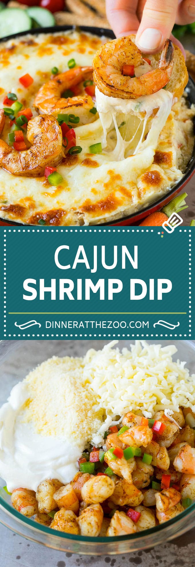 Cajun Shrimp Dip Recipe | Shrimp Dip | Cheese Dip #shrimp #seafood #cheese #dip #appetizer #dinneratthezoo