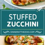 Stuffed Zucchini Boats Recipe | Baked Zucchini | Low Carb Zucchini #dinner #lowcarb #keto #zucchini #sausage #dinneratthezoo