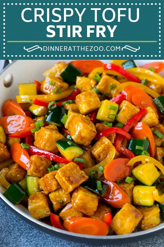 Tofu Stir Fry Recipe | Crispy Tofu | Tofu and Vegetables | Vegetable Stir Fry #tofu #vegetarian #stirfry #zucchini #dinner #meatless #dinneratthezoo