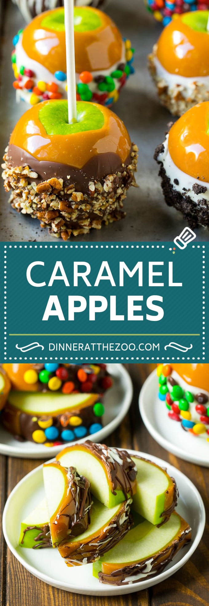 Caramel Apples Recipe | Dipped Apples | Apple Dessert #apples #caramel #chocolate #dessert #fall #dinneratthezoo