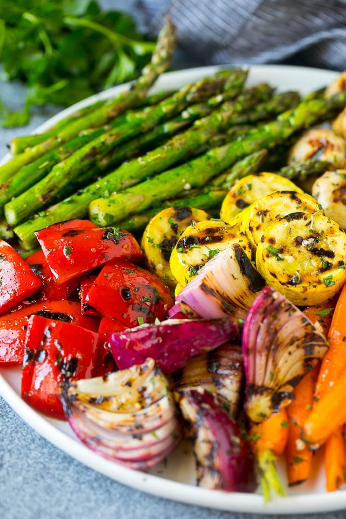 Grilled Vegetables - Dinner at the Zoo