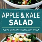 Apple Kale Salad Recipe | Kale Recipe | Fall Salad #kale #apples #bacon #salad #feta #dinner #lunch #dinneratthezoo