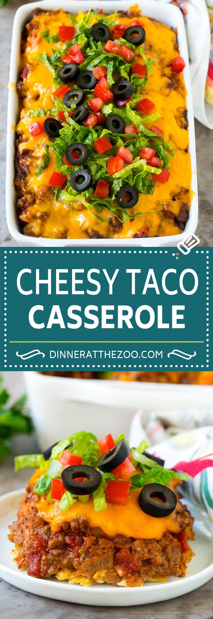 Taco Casserole Recipe | Mexican Casserole | Beef Casserole #casserole #tacos #beef #dinner #cheese #dinneratthezoo
