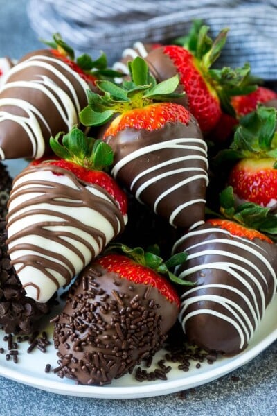 Chocolate Covered Strawberries - Dinner at the Zoo