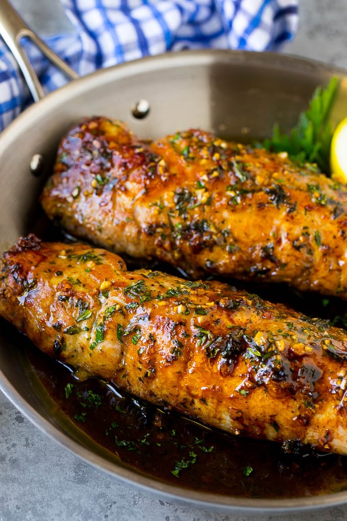 Marinated Pork Tenderloin Recipe | Pork Tenderloin Marinade | Pork Marinade #pork #porktenderloin #marinade #dinner #grilling #dinneratthezoo Cooked marinated pork tenderloin.