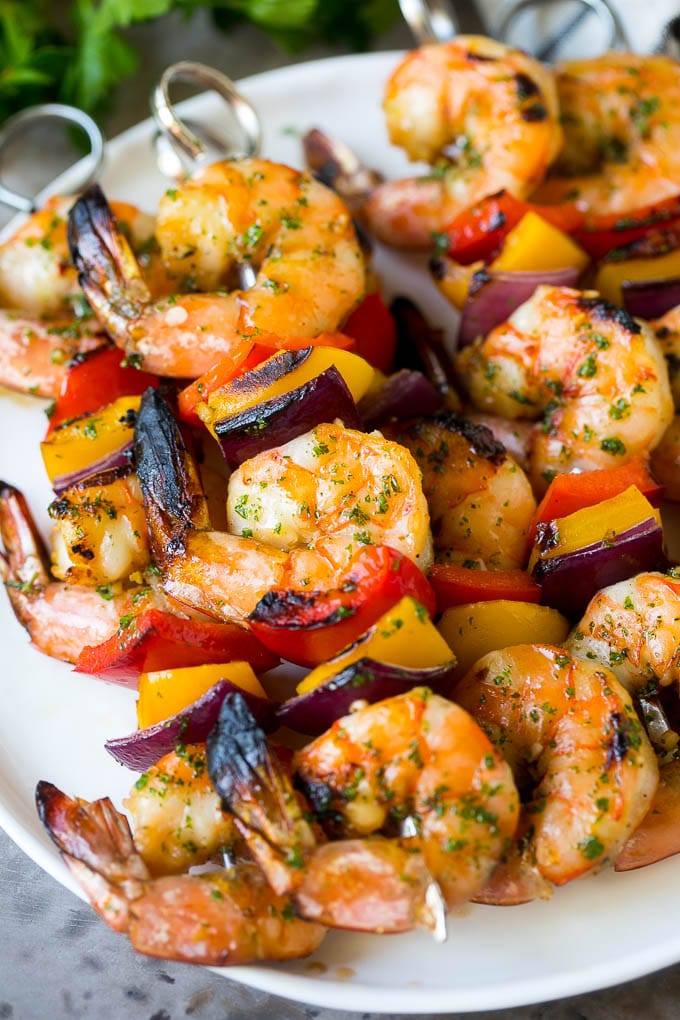 Grilled Peppadew Shrimp Skewers