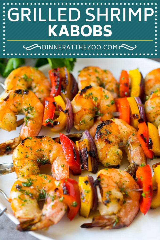 Shrimp Kabobs Recipe | Shrimp Skewers | Grilled Shrimp #shrimp #grilling #kabobs #dinner #dinneratthezoo #peppers