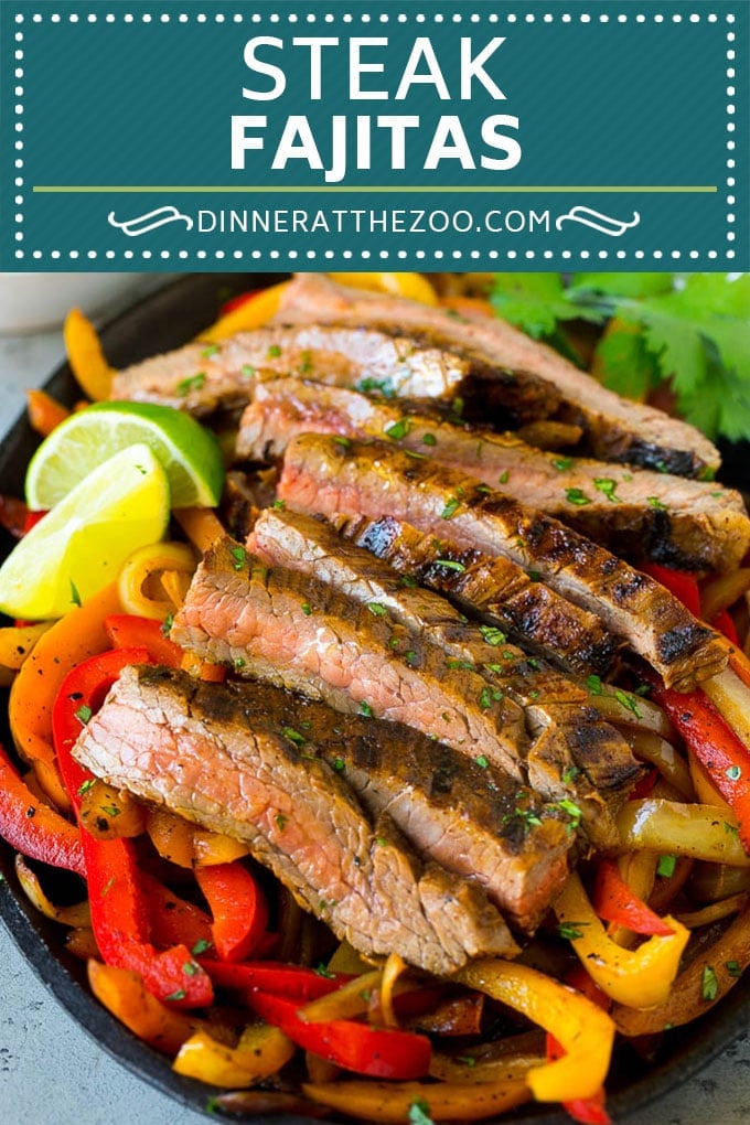 Steak Fajitas Recipe | Beef Fajitas | Steak Recipe #fajitas #steak #beef #mexicanfood #dinner #dinneratthezoo