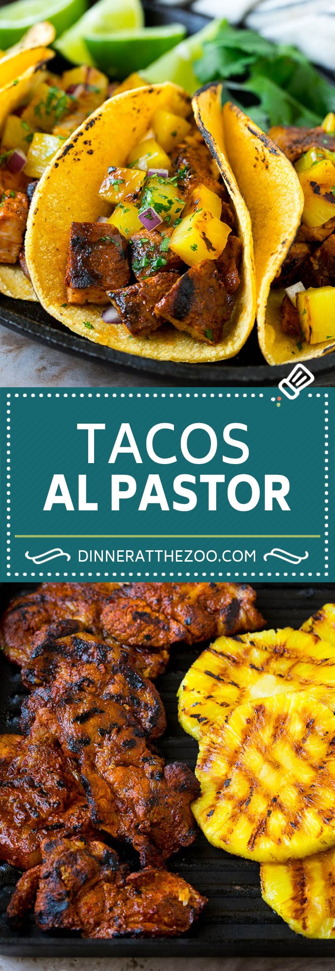 Tacos al Pastor Recipe | Pork Tacos | Mexican Tacos #tacos #pork #pineapple #grilling #tacotuesday #dinner #dinneratthezoo