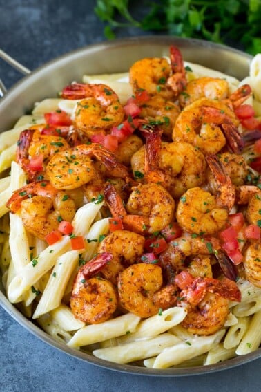 Cajun Shrimp Pasta - Dinner at the Zoo