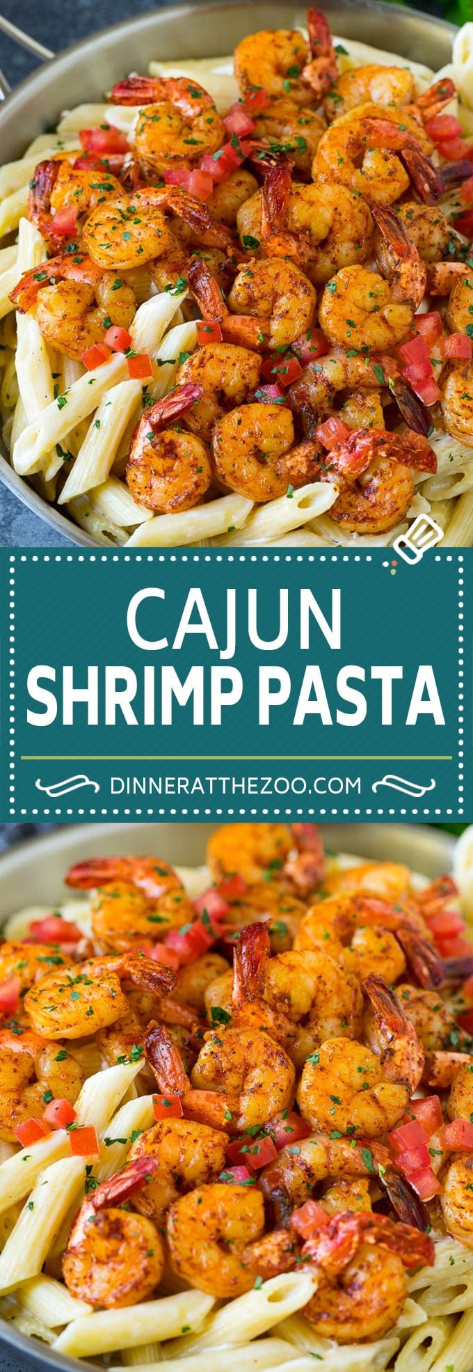 Cajun Shrimp Pasta Recipe | Shrimp Pasta | Creamy Pasta #pasta #shrimp #cajun #dinner #dinneratthezoo