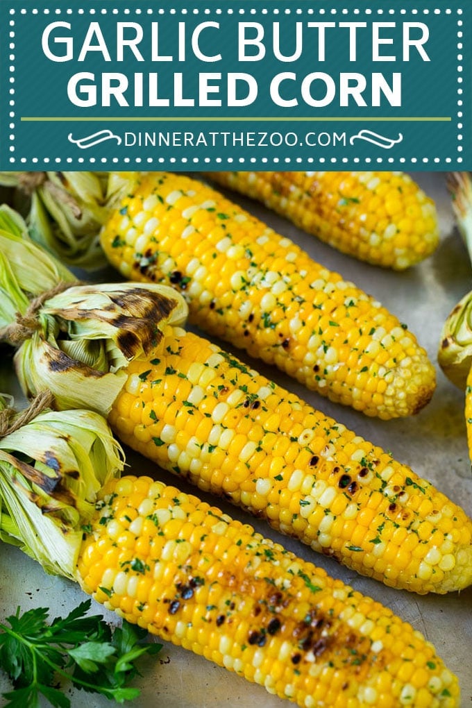 Grilled Corn on the Cob Recipe | Corn Recipe #corn #grilling #summer #sidedish #dinner #dinneratthezoo