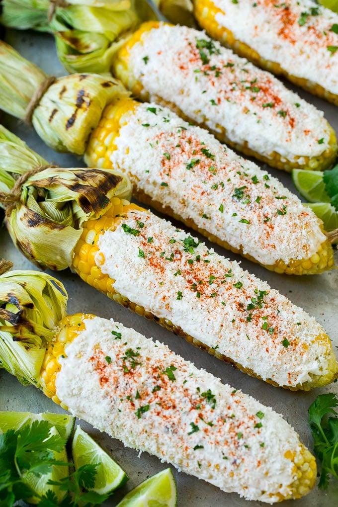 Mexican Street Corn (Elote) - Dinner at the Zoo