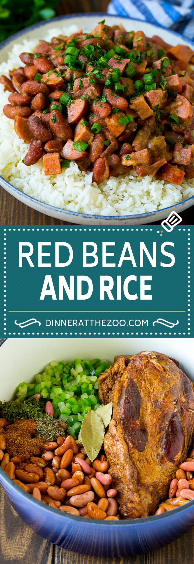 Red Beans and Rice Recipe | Red Beans and Sausage | Cajun Red Beans #beans #rice #sausage #ham #cajun #dinner #dinneratthezoo