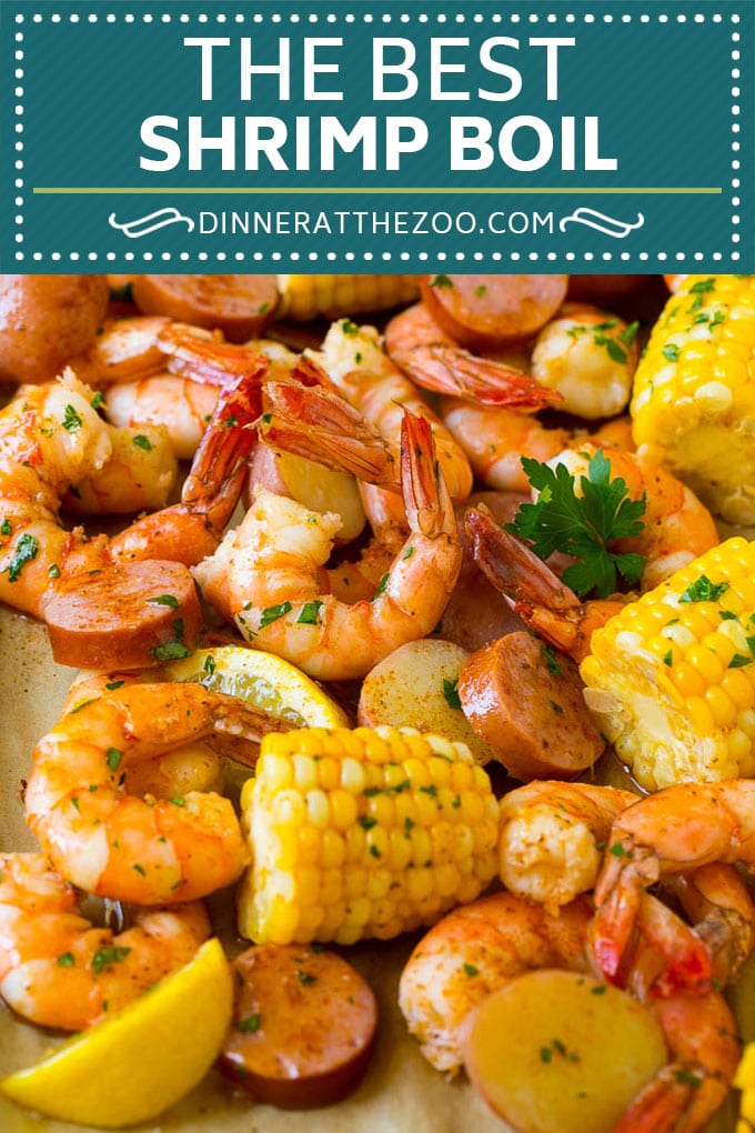 Shrimp Boil Recipe | Boiled Shrimp | Low Country Boil #shrimp #sausage #corn #potatoes #seafood #dinner #dinneratthezoo