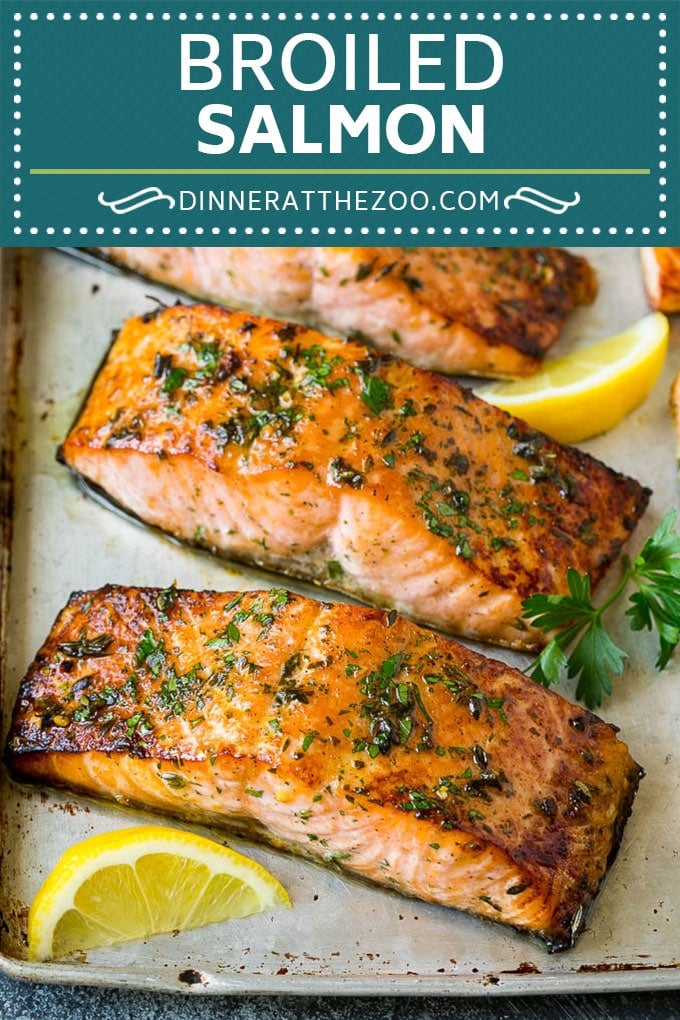 Broiled Salmon Recipe | Healthy Salmon Recipe #salmon #garlic #seafood #dinner #dinneratthezoo