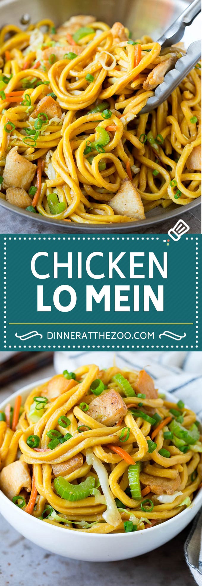 Chicken Lo Mein | Stir Fry Noodles #chicken #noodles #chinesefood #dinner #dinneratthezoo #lomein