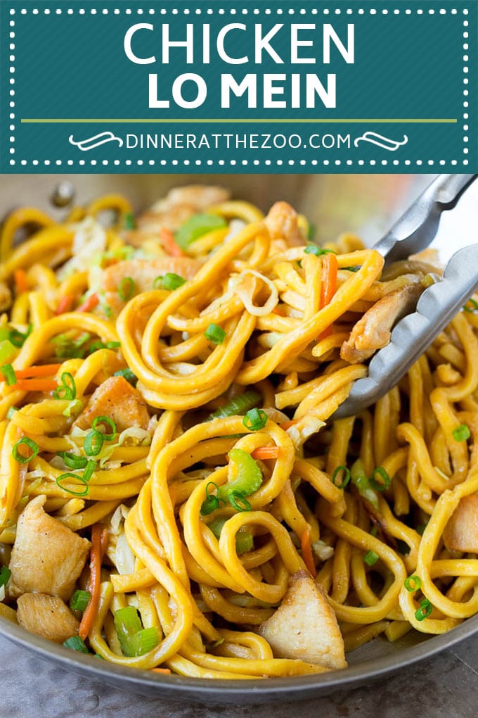 Chicken Lo Mein | Stir Fry Noodles #chicken #noodles #chinesefood #dinner #dinneratthezoo #lomein