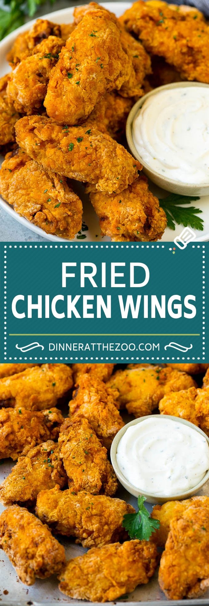 Fried Chicken Wings Recipe | Chicken Wings #chicken #chickenwings #appetizer #snack #dinner #dinneratthezoo
