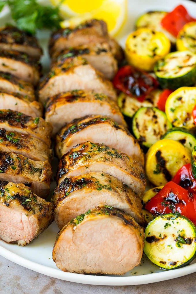 Grilled Pork Tenderloin - Dinner at the Zoo