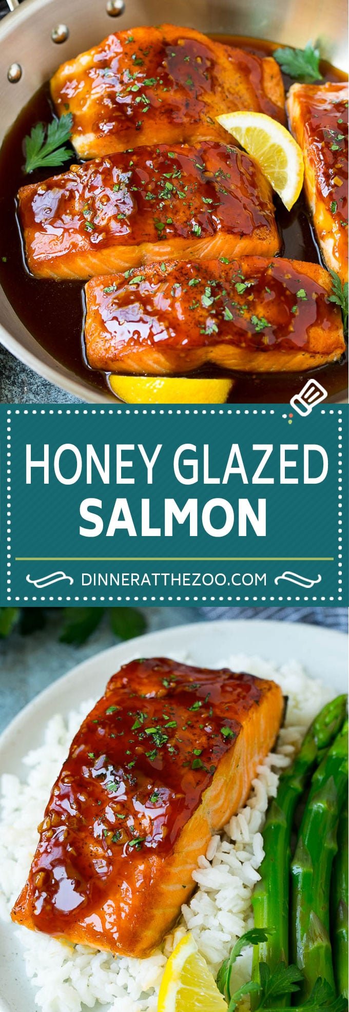 Honey Glazed Salmon Recipe | Seared Salmon #salmon #honey #dinner #fish #garlic #dinneratthezoo