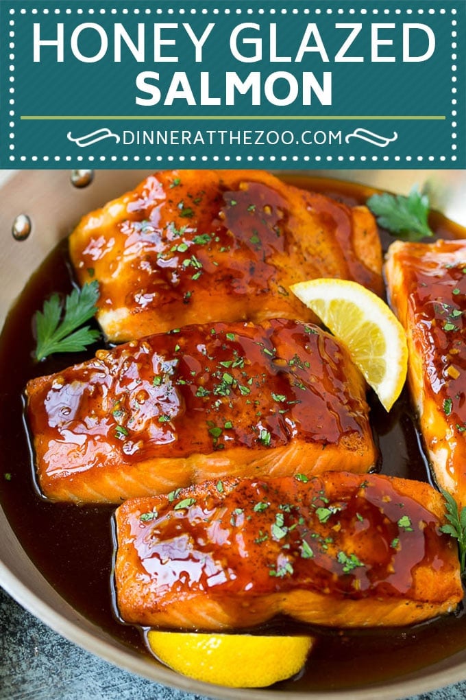 Honey Glazed Salmon Recipe | Seared Salmon #salmon #honey #dinner #fish #garlic #dinneratthezoo