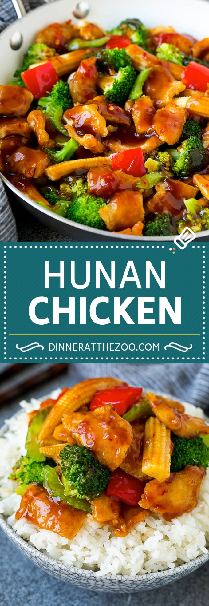 Hunan Chicken - Dinner at the Zoo